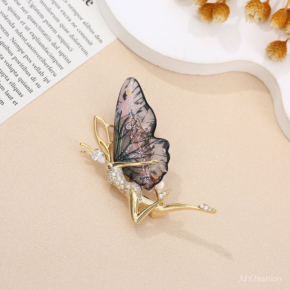 Bộ Trang Sức Chuồn Chuồn Elf Hợp Kim Cao Cấp, Phù HợpCorsage Và Áo Quần