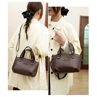 Túi đeo vai vintage cho nữ, kiểu tote thanh lịch, dung tích lớn, hợp thời trang, phù hợp cho người trung niên và cao tuổi đi làm