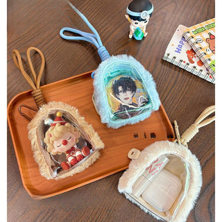 Mặt dây chuyền itabag nữ màu macaron sang trọng bằng nhựa PVC trong suốt