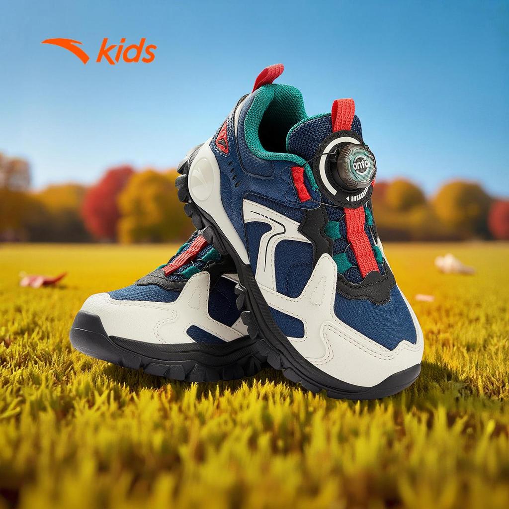 ANTA Kids Hiking Shoes Giày Thể Thao Thời Trang Bé Trai A125D9916 Size 28-32. Thoải Mái Vận Động, Hạn Chế Trơn Trượt