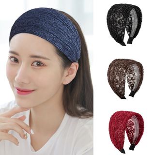 Dây buộc tóc lưới ren RISEDOT - Ren co giãn, chống trượt, phù hợp với mũ nón và phụ kiện tóc thanh lịch