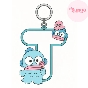 Móc Khóa cá hề Chữ Cái Dễ Thương - Sango