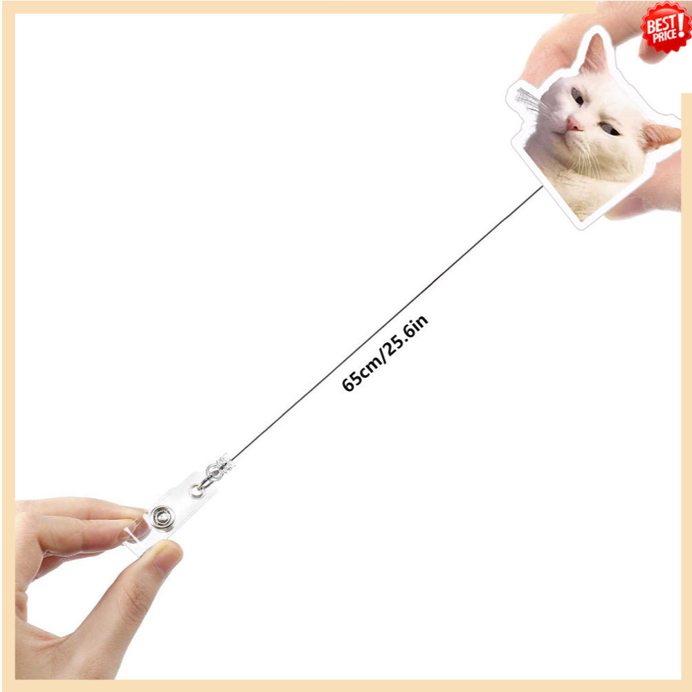 Kẹp Thẻ yoyo  ID Mèo Dễ Thương Acrylic - Sango