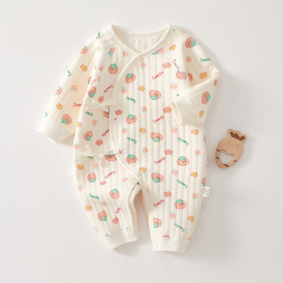 Quần Áo Sơ Sinh Cho Bé Size 52 Chăn Ấm Áp Sơ Sinh Jumpsuit Tháng Ba Xuân Quần Áo Lớp a 6 Mùa Xuân 25.11.6