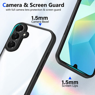 Dành cho Samsung Galaxy M15 / F15 / M35 / M54 / F54 5G Ốp điện thoại cứng trong suốt Khung silicon mềm chống rơi mỏng