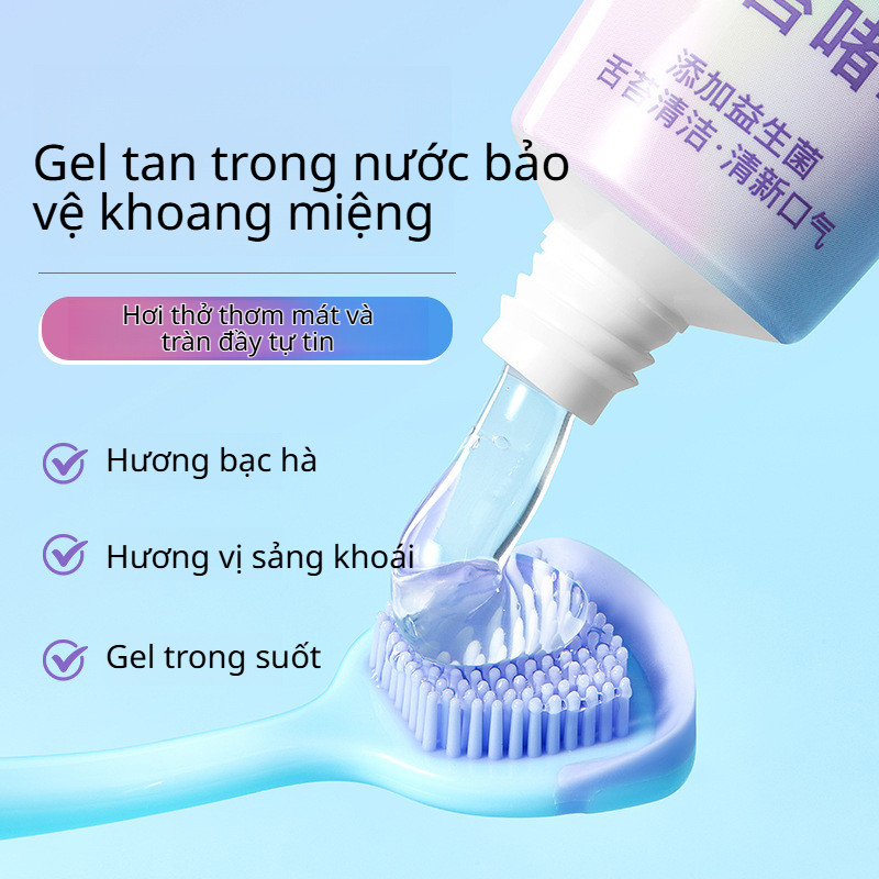 Kem làm sạch lưỡi/Gel phủ lưỡi Probiotic / Làm sạch lưỡi / Kem phủ lưỡi hơi thở thơm mát / Kem phủ lưỡi hôi miệng