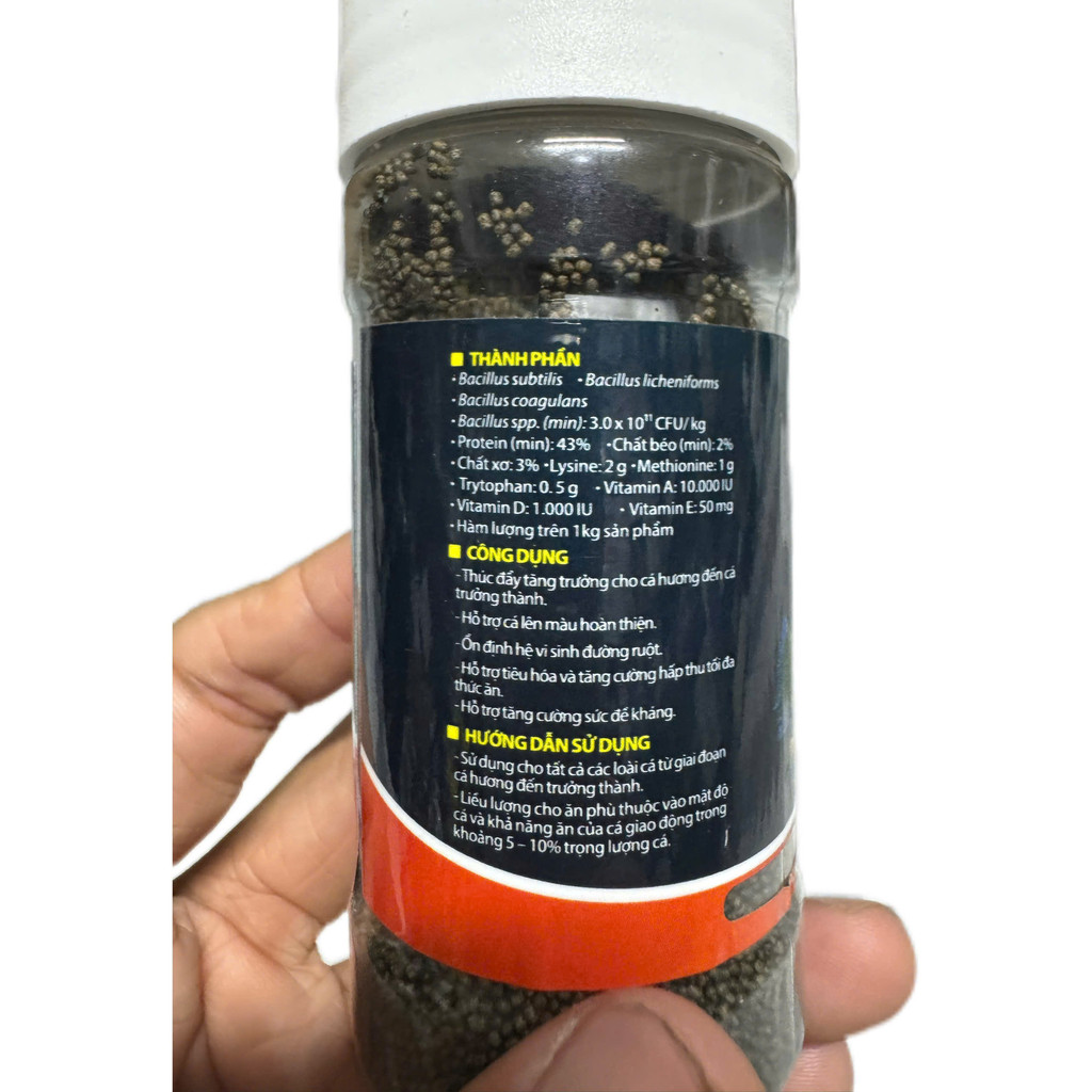 KoiKa FINN Hủ 50gram Cám Dinh Dưỡng Cho Cá Cảnh Thủy Sinh, Guppy, Beta,...(1 tỷ lợi khuẩn)