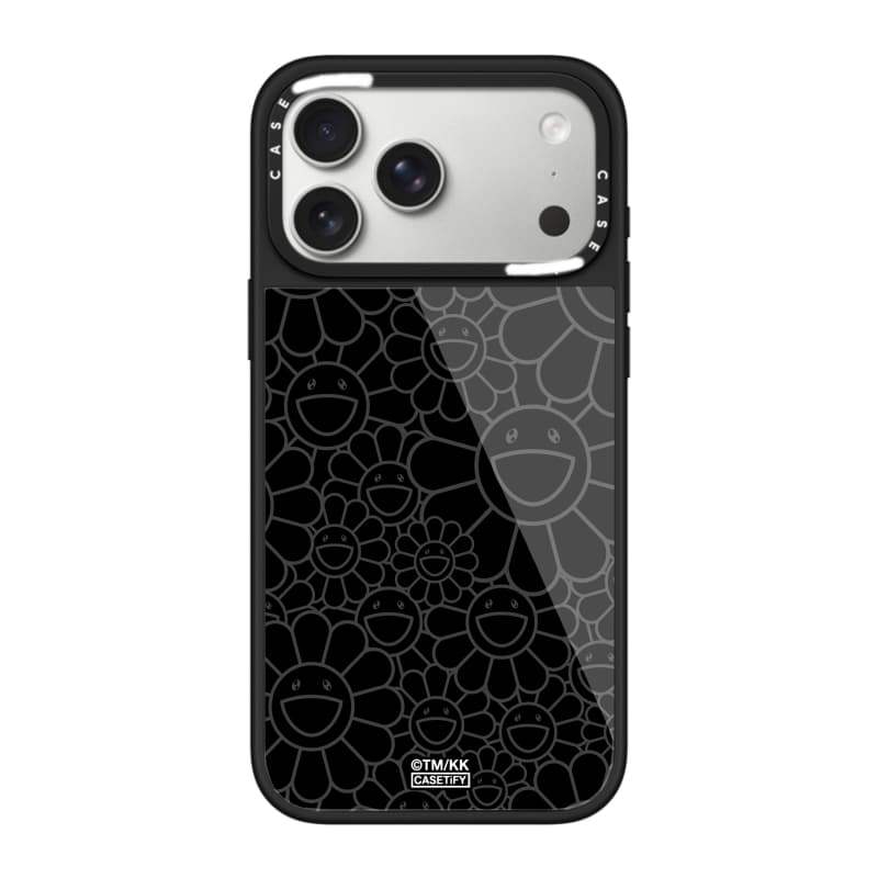 CASECASE X MULTI-FLOWERS (RAINDOW) Ốp lưng kính hút từ tính chống trầy xước cho IPhone 17 Air 16 15 14 Pro Max Plus Ốp lưng cứng có hộp khắc logo