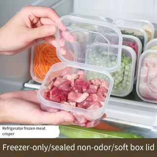 1 / 3 / 5 Hộp Bảo Quản Thịt Đông Lạnh - Phân Loại Thực Phẩm Kín Hộp Đựng Tươi Giữ Kín