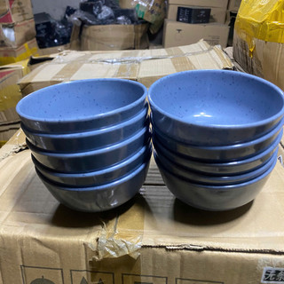 Bộ 10 chén nhựa melamine cao cấp, chén ăn cơm nhựa nhiều màu, an toàn thực phẩm