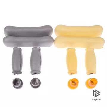 [SHgeZm] 6 Cái / bộ Phụ Kiện Nạng nách Bộ Miếng Lót Thay Thế Cao Su Chống Trơn Trượt Đệm Nách Phụ Kiện Miếng Lót Tay [MỚI]