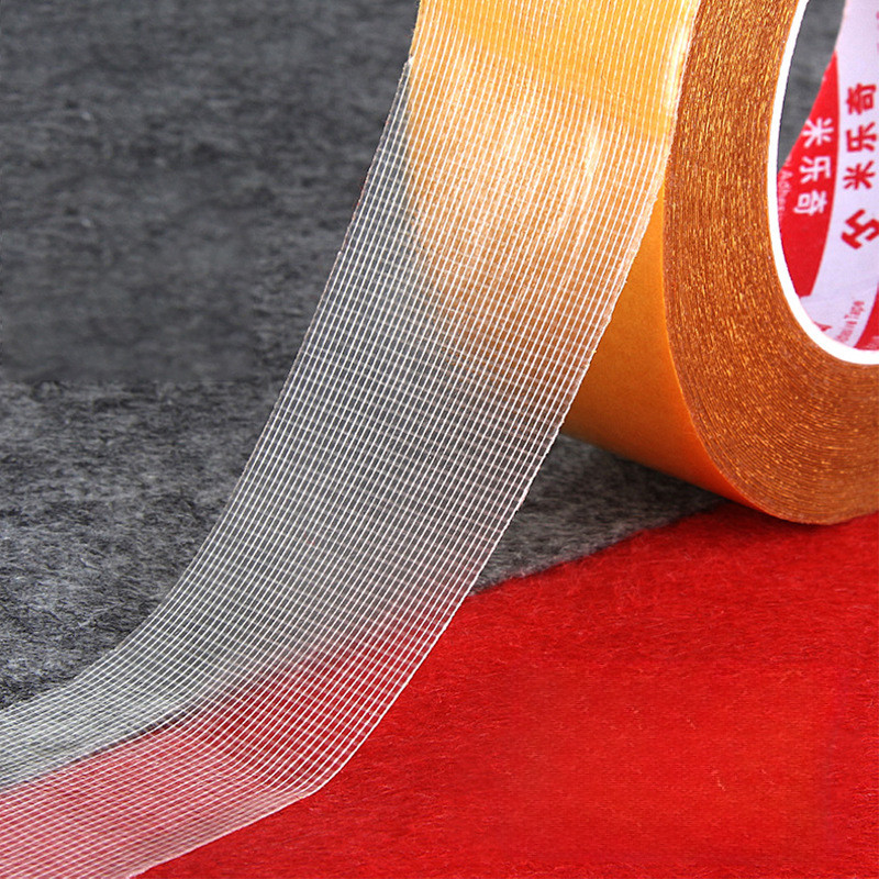 Mới 5 / 10M Siêu Mỏng Mạnh Cố Định Hai Mặt Băng Dính Lưới Mờ Băng Chống Thấm Nước