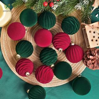 ⭐GROUS⭐Burgundy Christmas Ornaments Festive Decorative Display Luxurious Holiday Decor