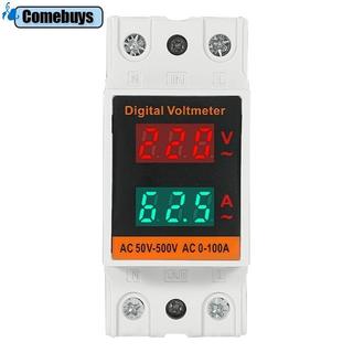 Com * Advanced Rail Mount Vôn Đồng hồ đo dòng điện Lắp đặt dễ dàng Đồng hồ đo điện áp Nhựa để sử dụng tại nhà chuyên nghiệp