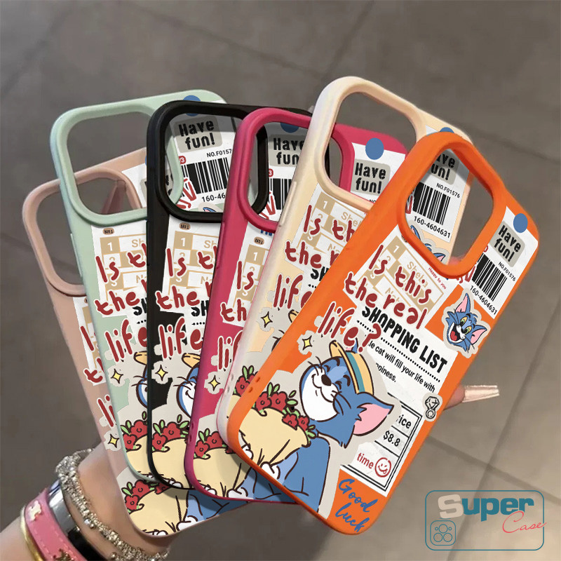 Ốp Lưng Tương Thích Cho IPhone 11 17 13 15 16 14 12 Pro Max 16 13 15 17 12 14 Pro 14 15 16 Plus XR X XS Max Cặp Đôi Thời Trang Mèo Dễ Thương Marie Letter Doodle Bìa Mềm