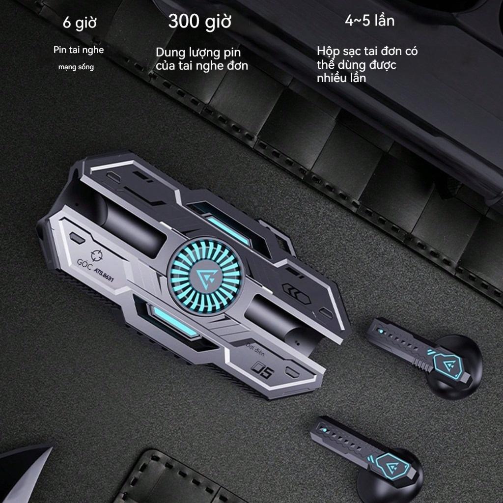 Mẫu mới Tai nghe Bluetooth X37 Chơi Game ENC Khử tiếng ồn Đèn LCD Tai nghe không dâyTWS