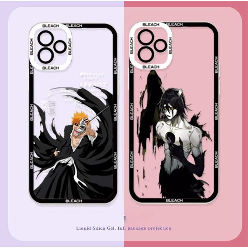 Ốp Điện Thoại Anime BLEACH Cho Samsung Galaxy A06 A07 A05 A05S A14 A15 A33 A73 A34 A35 A12 A7 2018 Anime hero Silicone Mềm Hoạt Hình Trong Suốt