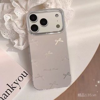 Sợi lông bướm nhẹ nhàng Ins Thích hợp cho vỏ điện thoại 17ProMax iPhone16 Lỗ lớn 14 Phong cách mới 15 nữ