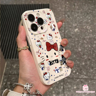 Ốp Lưng Cho Iphone 11 16 12 13 14 17 15 Pro Max 16 7 8 15 14 Plus SE Shine Star Dễ Thương HelloKitty Trái Tim Tình Yêu Không Đều Nếp Nhăn Matte Cover