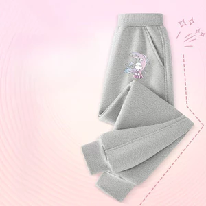 Bé Gái Hoạt Hình Quần Jogger Trẻ Em Thoải Mái Rời Phù Hợp Với Mồ Hôi Thời Trang Thường Ngày Mặc Ngoài Trời Chơi