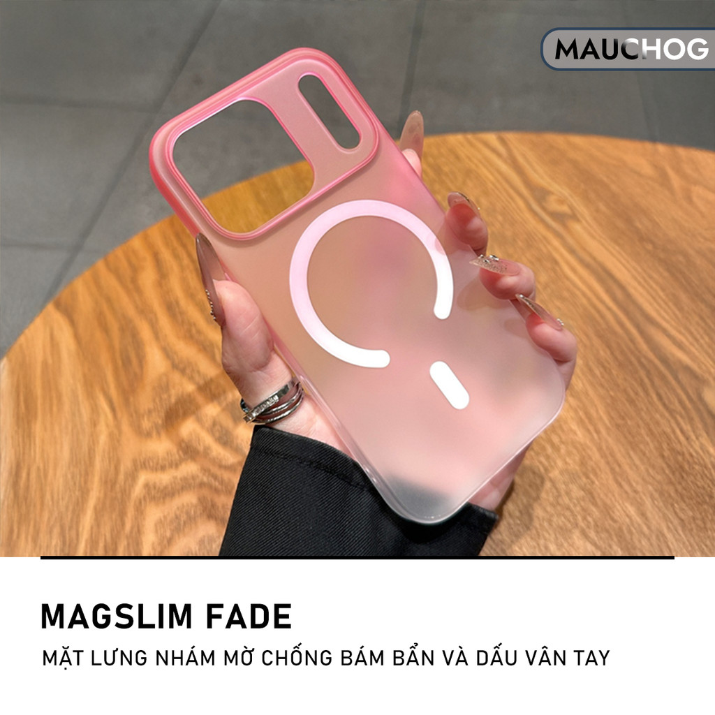 Ốp Siêu Mỏng Slim Nhám Mờ Chống Vân Tay Màu Gradient Cho Điện Thoại iPhone 17 Pro Max 16 15 14 13