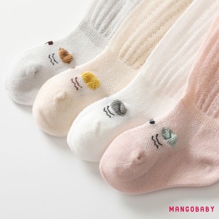 MG-Baby Tất Cho Bé Gái Và Bé Trai Hoạt Hình Thêu Chống Muỗi Đùi Cao Tất Lưới Mùa Hè Mỏng Vớ