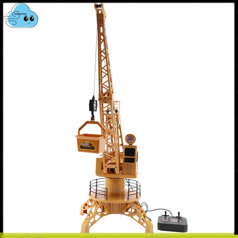 Rc Điều Khiển Từ Xa Mô Phỏng Cần Cẩu Đồ Chơi Xây Dựng Rc Cần Cẩu Tháp Rc Xe Tải Mô Hình Đồ Chơi Xoay 360 Độ Quà Tặng Sinh Nhật