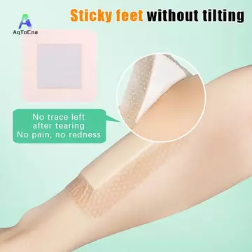(AqToCna) Miếng dán bọt silicon, Miếng dán vết thương không thấm nước Miếng dán vết thương Miếng dán vô trùng cho vết loét áp suất Gói riêng lẻ * MỚI *