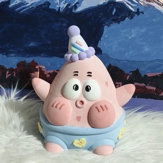 Sản phẩm mới 3D Ba Chiều SpongeBob SquarePants Pie Daxing Hương Liệu Thạch Cao Búp Bê Handmade diy Sản Xuất Tô Màu Trang Trí Máy Tính Để Bàn