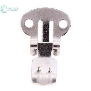 Chenlongshang 10 Chiếc Thép Không Gỉ Hoa Giày Kẹp Trang Trí Trên Phát Hiện DIY Thủ Công Khóa EN