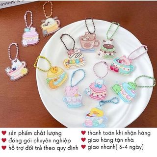 Móc Khoá Collect Book Binder Hoạt Hình Keyring Charm Dây Hạt Trang Trí Điện Thoại Timo PK101