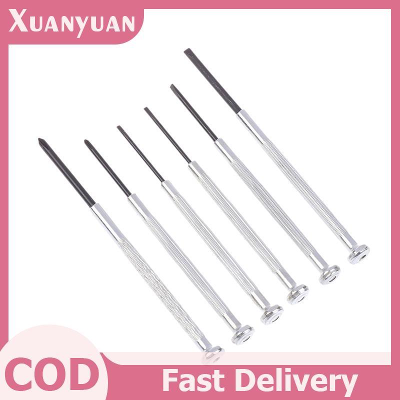 XUAN 6 Cái / bộ Bộ Tua Vít Chính Xác Dụng Cụ Đồng Hồ Cho Đồng Hồ Trang Sức Kính Dụng Cụ Sửa Chữa VN