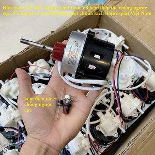 （COD） Đầu quạt 12V không chổi than V8, 3 vòng bi chuẩn kích thước 100% Không Phải Chế