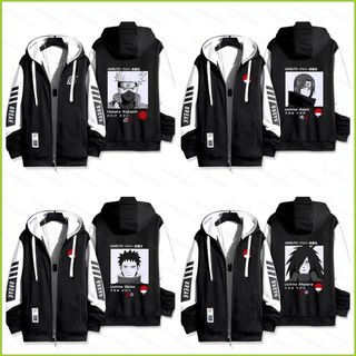 PS2 NARUTO Hatake Kakashi anime Dây Kéo Áo Khoác Áo Unisex Top SP2