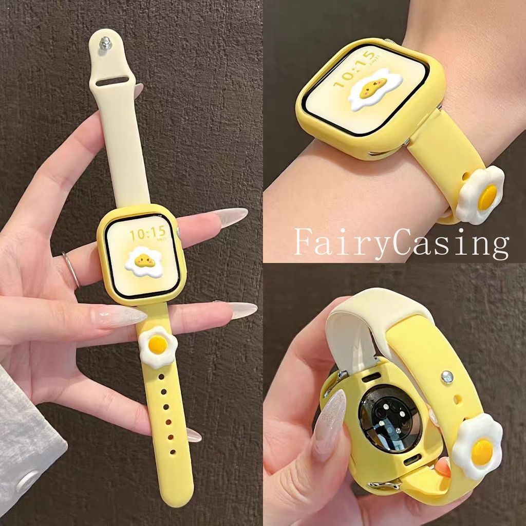 Dây Silicon Cho Apple Watch Dây S11 46mm 44 45 40 42 41mm Vòng Tay IWatch Series 10 9 8 7 SE Ultra 2 3 49mm Dây Đeo