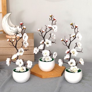 Hoa Mai Giả Đào Cây Cảnh Bonsai Trang Trí Tết Để Bàn May Mắn Quà Tặng Tân Gia Chậu Nhỏ Lụa Cao Cấp Như Thật Decor Phòng Khách Văn Phòng Làm Việc Mẫu Mới Đẹp Lung Linh Đạo Cụ Chụp Ảnh Sự Kiện Lễ Hội Cưới Hỏi Sang Trọng Nội Thất Nhựa