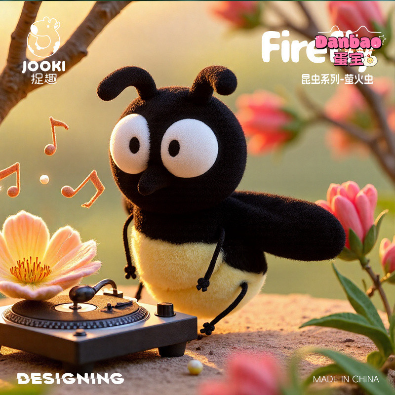 [JOOKI] Polite Firefly Gentleman Đồ chơi sang trọng Búp bê đom đóm dễ thương Búp bê côn trùng sáng tạo Chất liệu mềm Quà tặng cho trẻ em Quà tặng sinh nhật DANBAO Đồ chơi