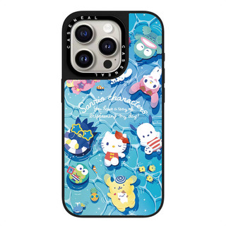 CASENEAL Bể Bơi Hoạt Hình Gương Chất Lượng Cao Ốp Lưng Điện Thoại Thích Hợp Cho iPhone 17ProMax 17pro 17 air 16promax 16 15promax 15 14promax 13 13promax Ốp Lưng Cứng Chống Rơi Thời Trang