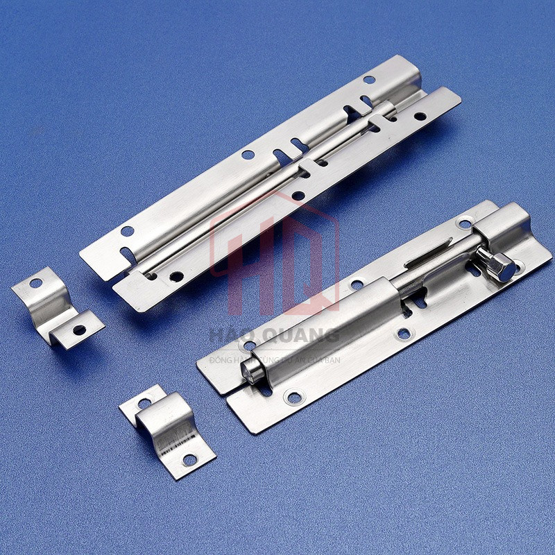 Chốt Cửa Thép Không Rỉ Cao Cấp – Chốt Gài Cửa Đủ Kích Thước Kèm Vít, Bền Đẹp, Chống Oxy Hóa