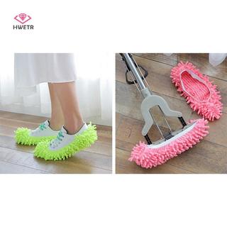 [HÀNG SẴN] Giẻ Lau Nhà Đeo Chân Microfiber Thông Minh Bao Giày Lau Nhà Lười Thấm Hút Nước Khử Bụi Bẩn Tiện Lợi