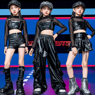 Đồ Nhảy Hiện Đại Hiphop Trẻ Em Set Đồ Dance Jazz Quần Nhảy Crop Top Đồ Nhảy Cho Bé Gái Bộ Tập Nhảy Cho