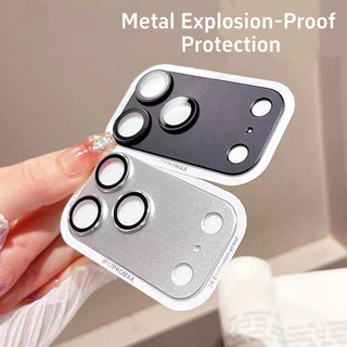 Vòng bảo vệ ống kính thủy tinh tích hợp chống cháy nổ  cho iPhone 17 Pro Max 17 Air 16 Plus 15 14 13 12 11 Vỏ bảo vệ chống sốc