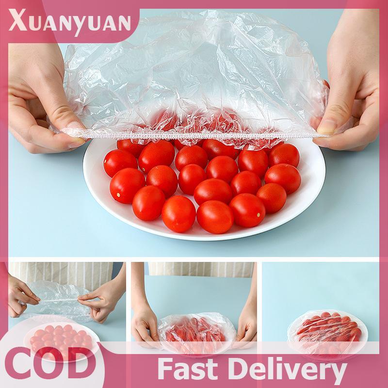 XUAN 100 Có Thể Tái Sử Dụng Bảo Quản Thực Phẩm Giữ Thực Phẩm Tươi Nhựa Bọc Tấm Dán Phim VN