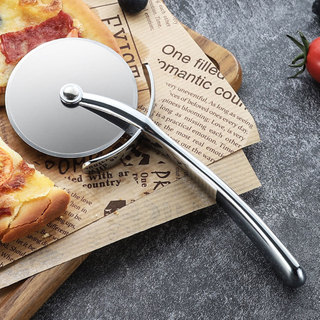 Máy cắt bánh pizza tốt nhất cho công cụ đa năng vỏ bánh pizza tự chế cho bánh pizza, bánh ngọt, bánh mì dẹt và bột. Món quà hoàn hảo cho Foodies