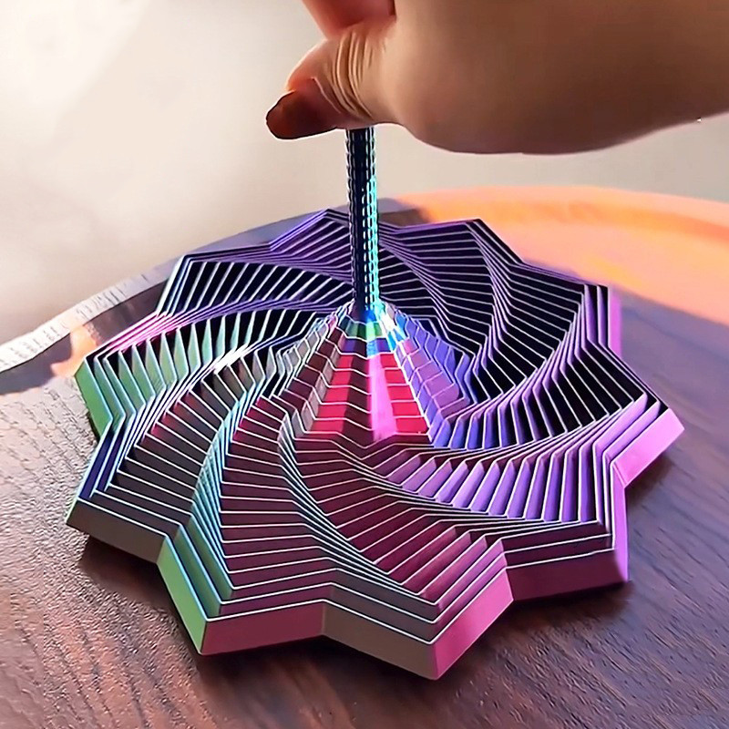 Ngôi Sao Đa Giác Fidget Đồ Chơi 3D In Hình Học Xoay Ảo Ảnh Thị Giác Antistress Fidget Đồ Chơi Cho Căng Thẳng Cảm Giác Đồ Chơi Quà Tặng Sinh Nhật