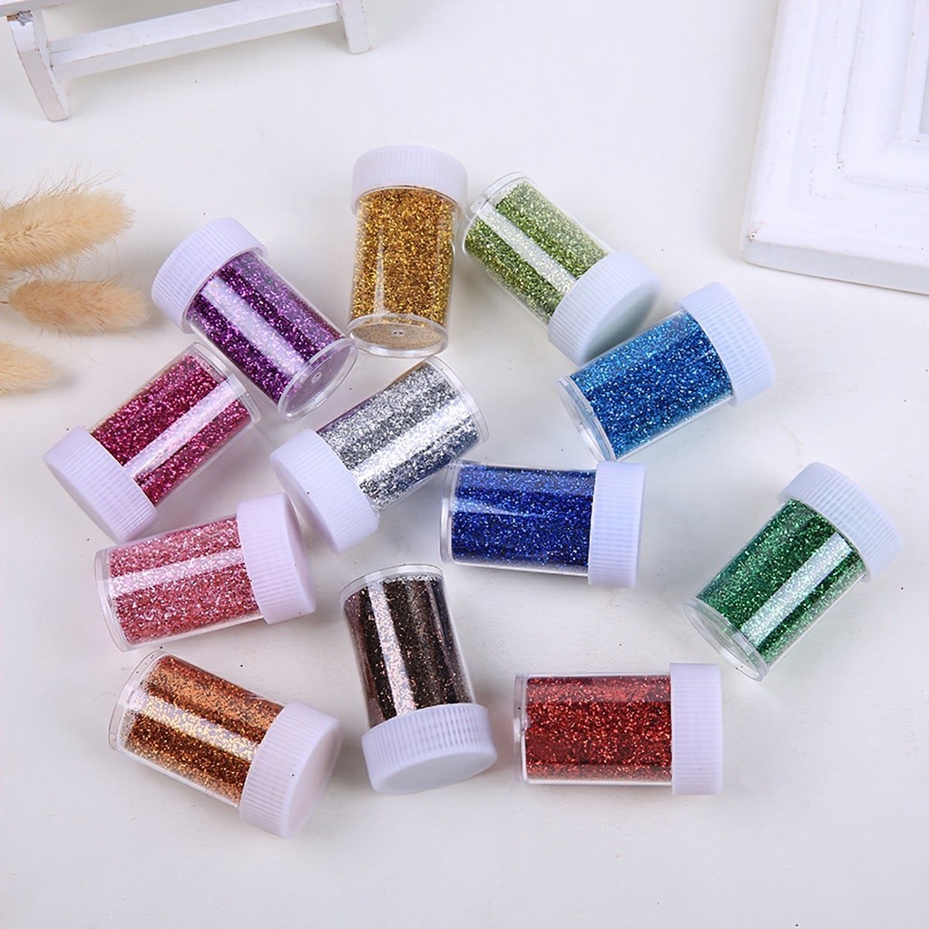 M7M 20g bột nhũ kim tuyến trang trí thủ công nail DIY Slime, làm đồ hanmade MALAN