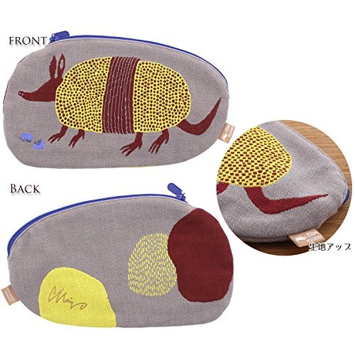 Morita MiW Pouch - Various Animal Designs 22x13cm ㅤDirect From Japan