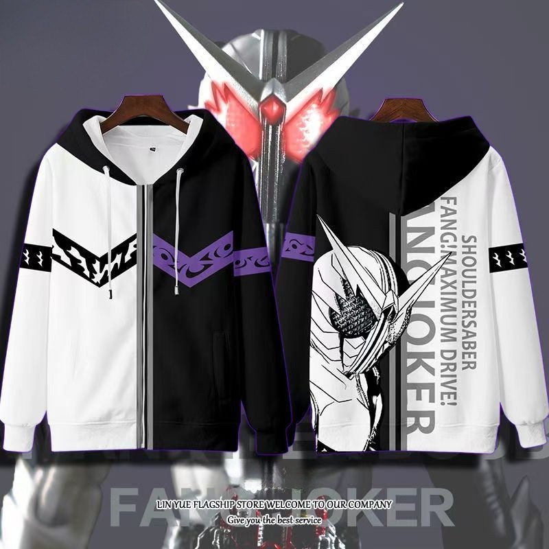Áo hoodie nam với họa tiết hình hoạt hình 3D, size từ XXS đến 6XL
