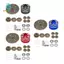 Bộ bánh răng vi sai gamchiano Thay thế các bộ phận nâng cấp kênh xe RC cho dòng 1 / 10 MB 01 TT 02 (TT 02D / R / B / BR) XV 02 RC CAR