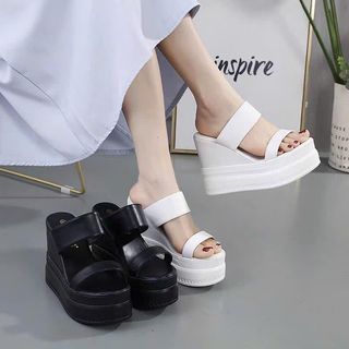 DÉP XUỒNG DA 2 QUAI BẢN CAO 12P DA XỊNHÀNG CAO CẤP SUN GX1 XXnn